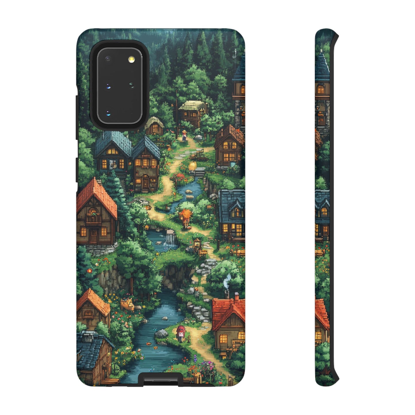 Enchanted Village: Pixel Paradise Phone Case - iPhone, Google Pixel, Samsung Galaxy