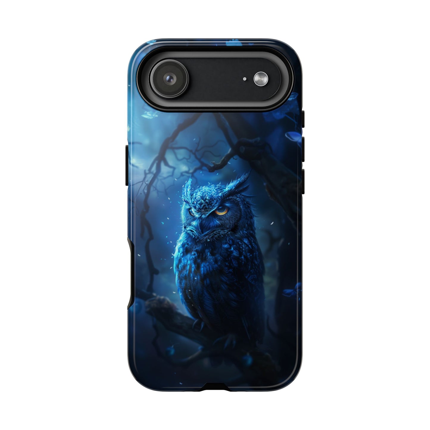 Azure Nocturne Owl – Tough iPhone Case