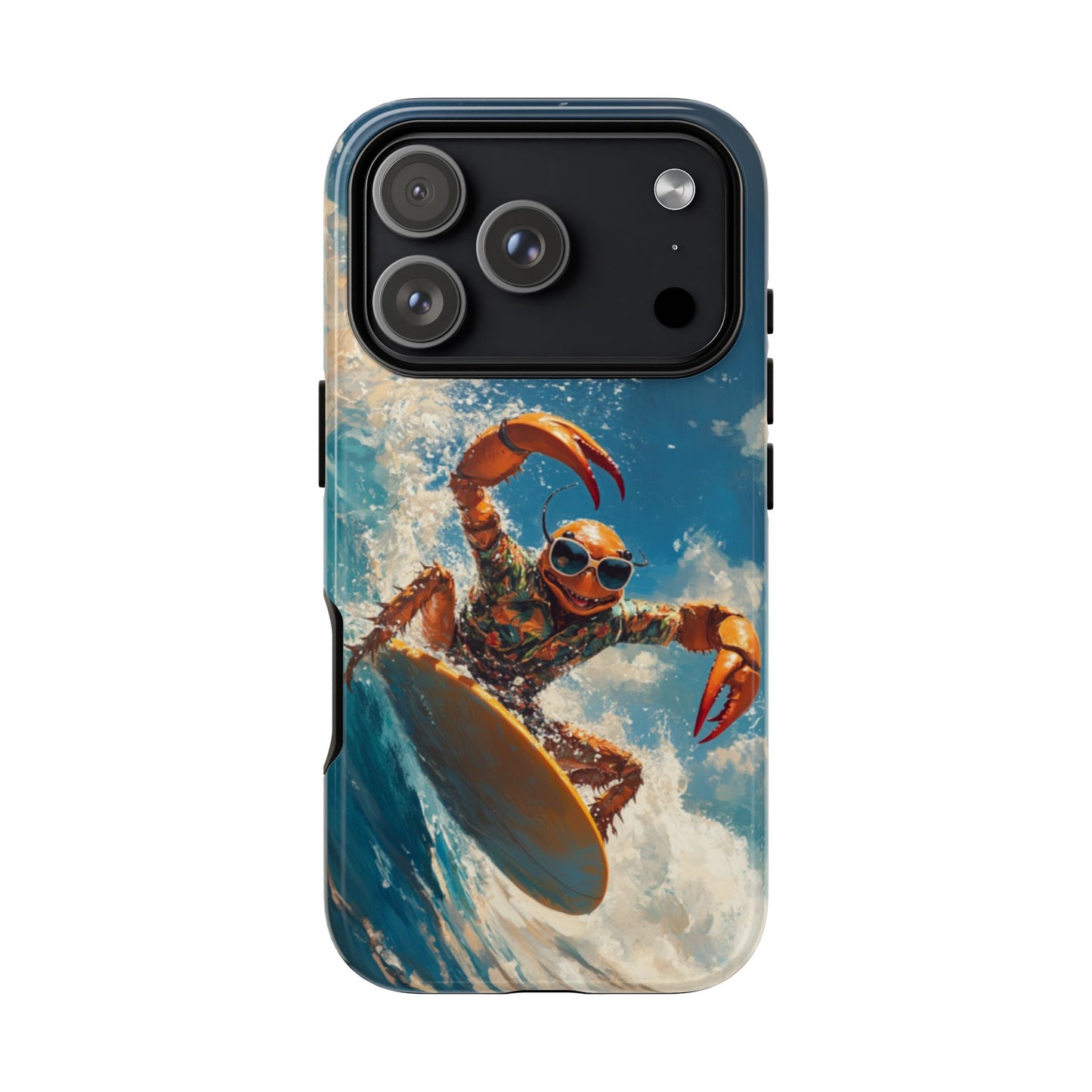 Surfing Crab - Tough iPhone Case