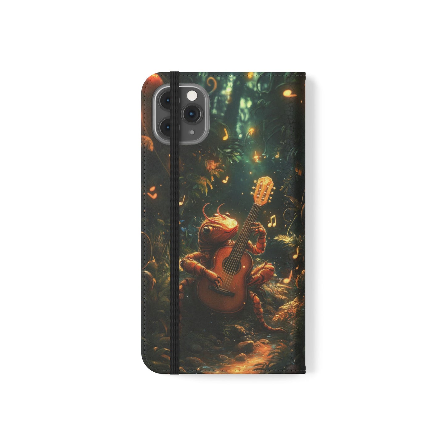 Serenade Forest Guitarist - Wallet Flip Case