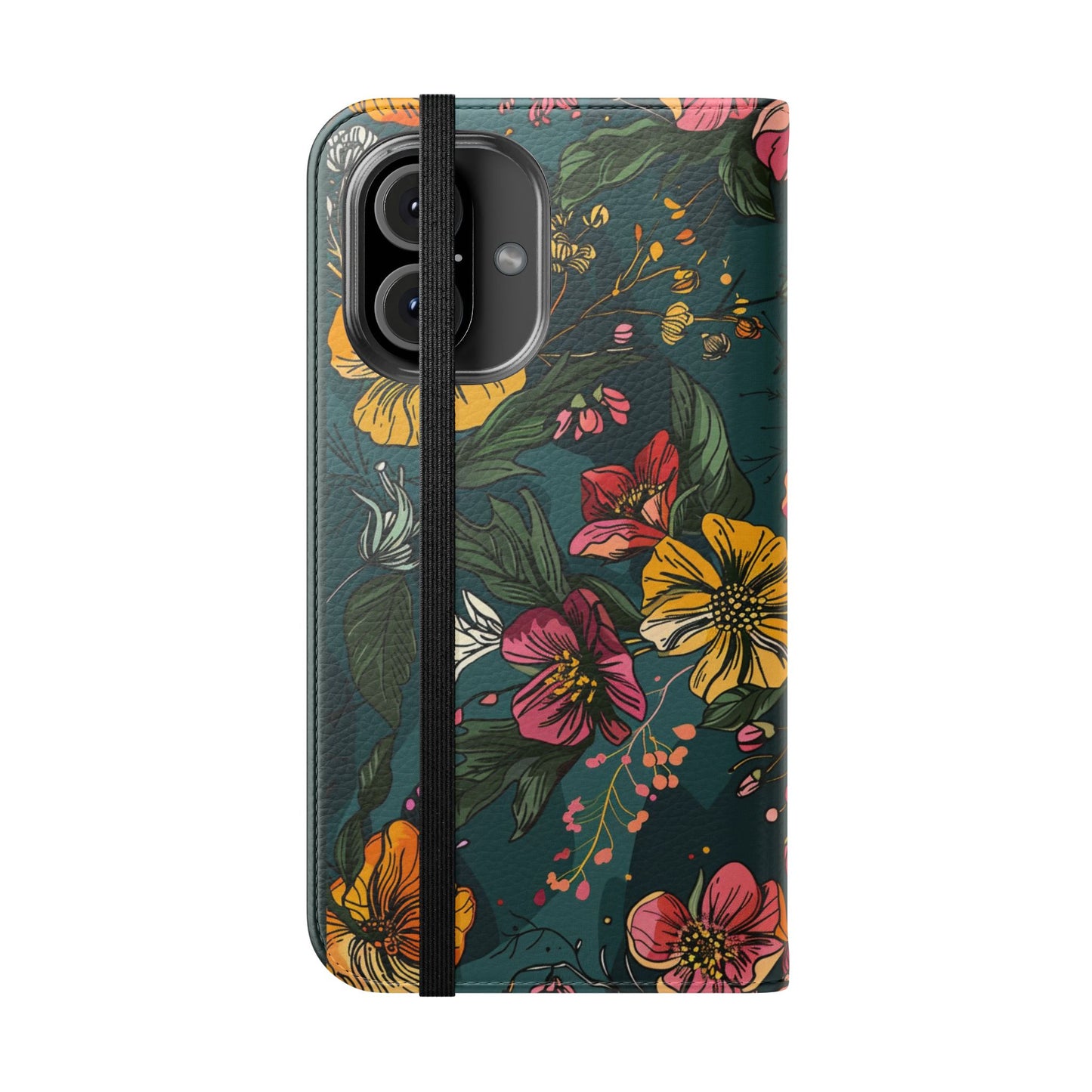 Vintage Floral Bloom - Wallet Flip Case