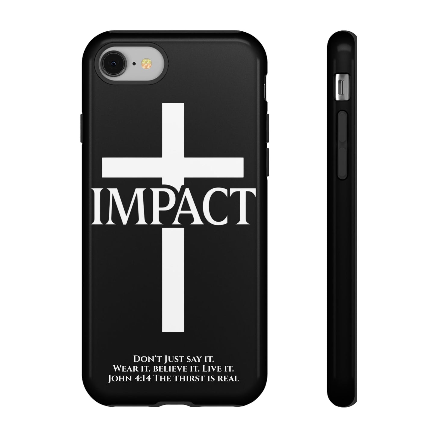 Impact Black/White - Tough iPhone Case