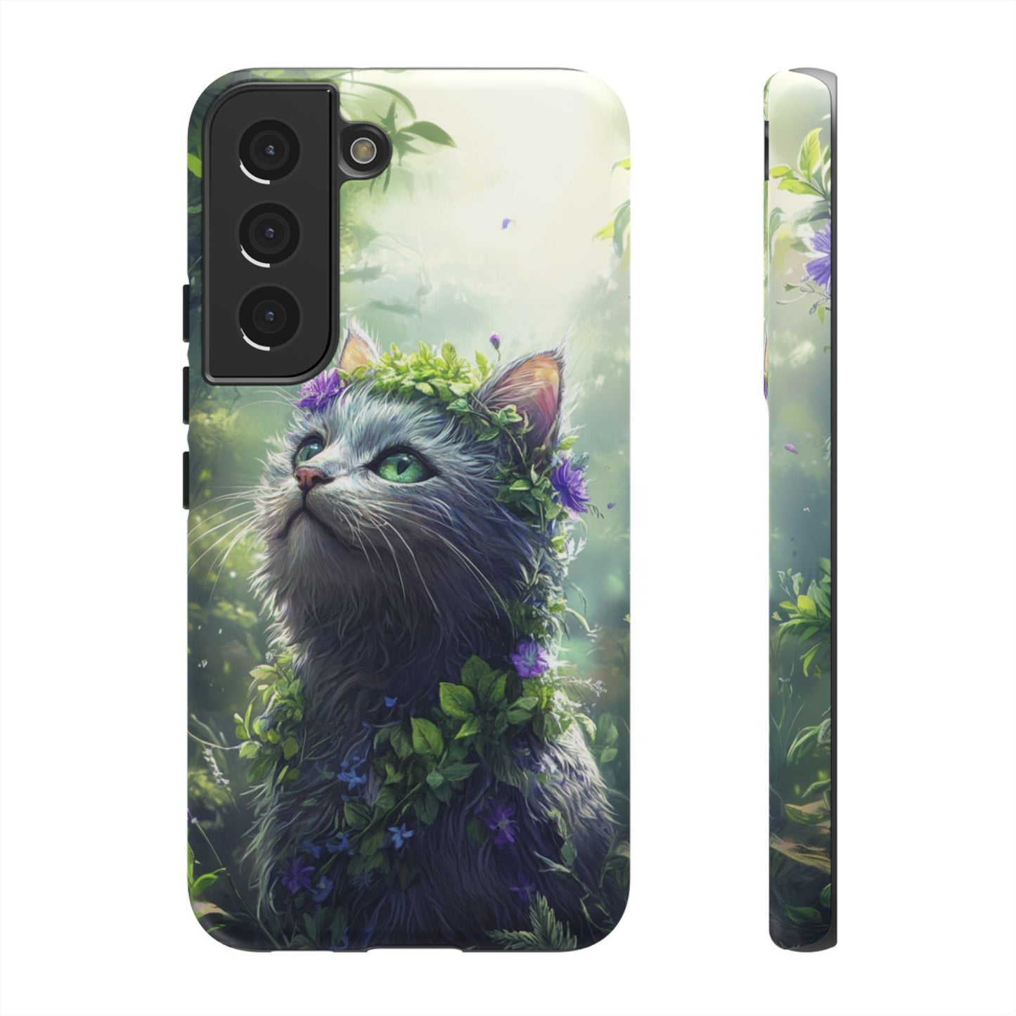 Nature’s Guardian Cat Phone Case – iPhone, Google Pixel, Samsung Galaxy