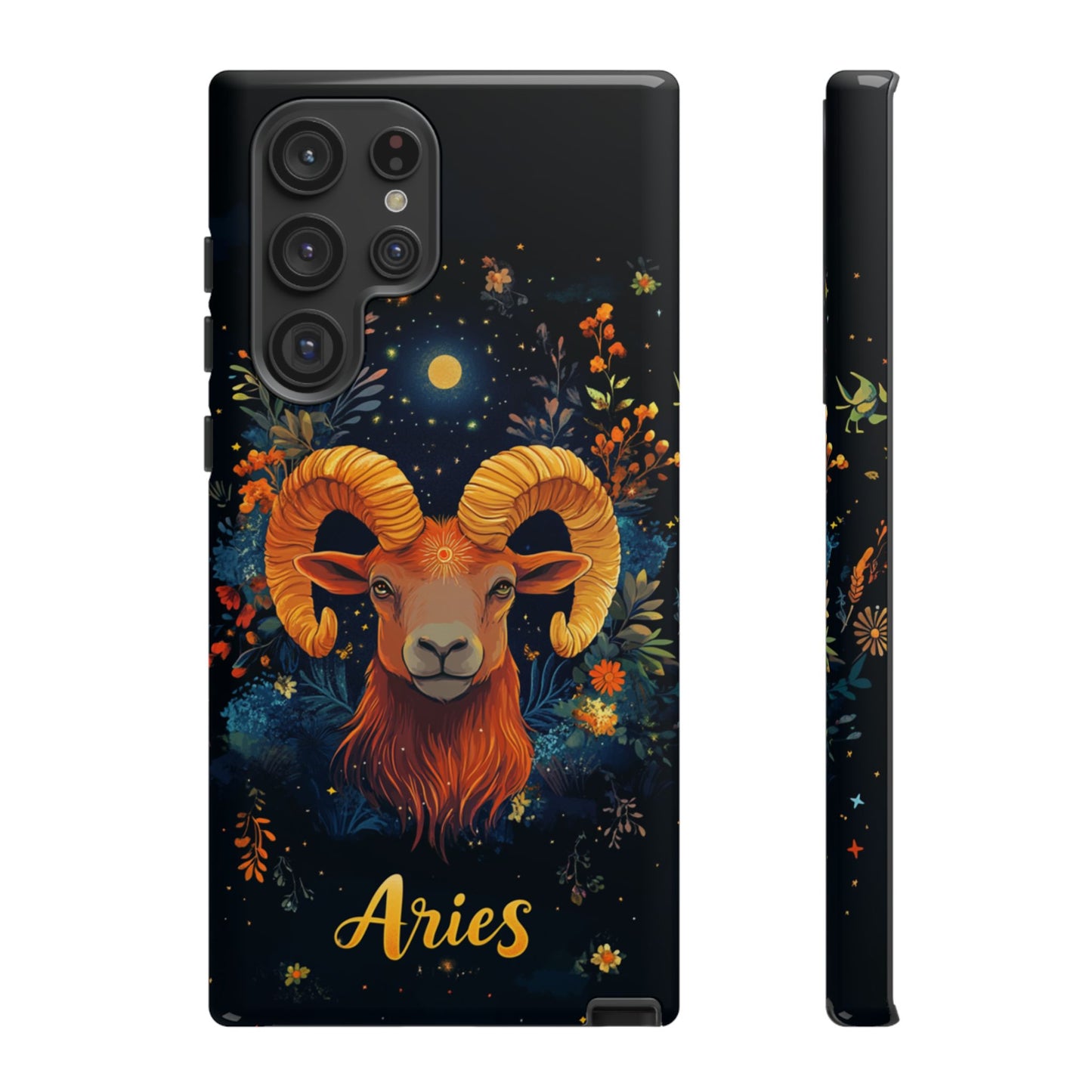 Aries Celestial Bloom Phone Case – iPhone, Google Pixel, Samsung Galaxy