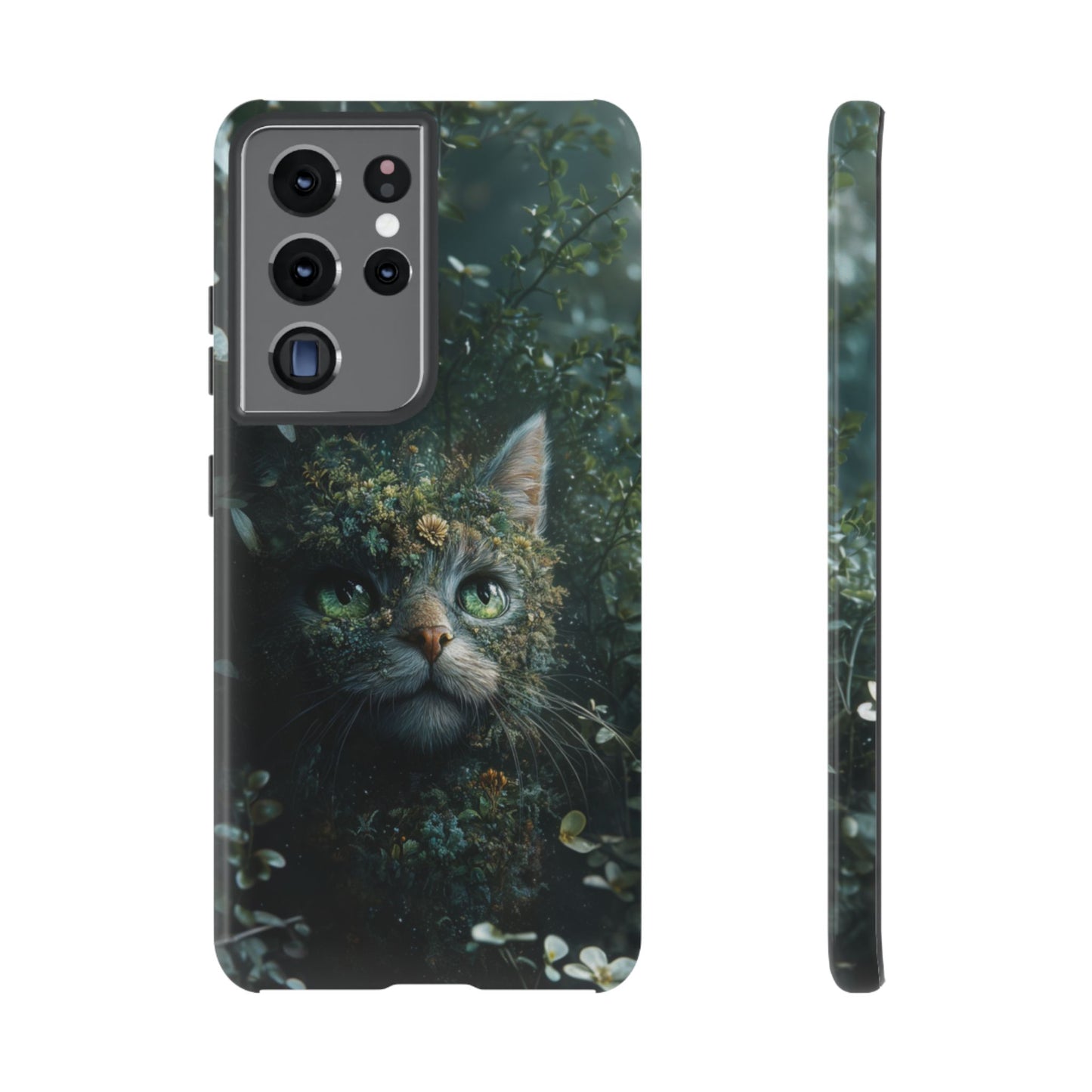 Forest Fantasy Cat Phone Case – iPhone, Google Pixel, Samsung Galaxy