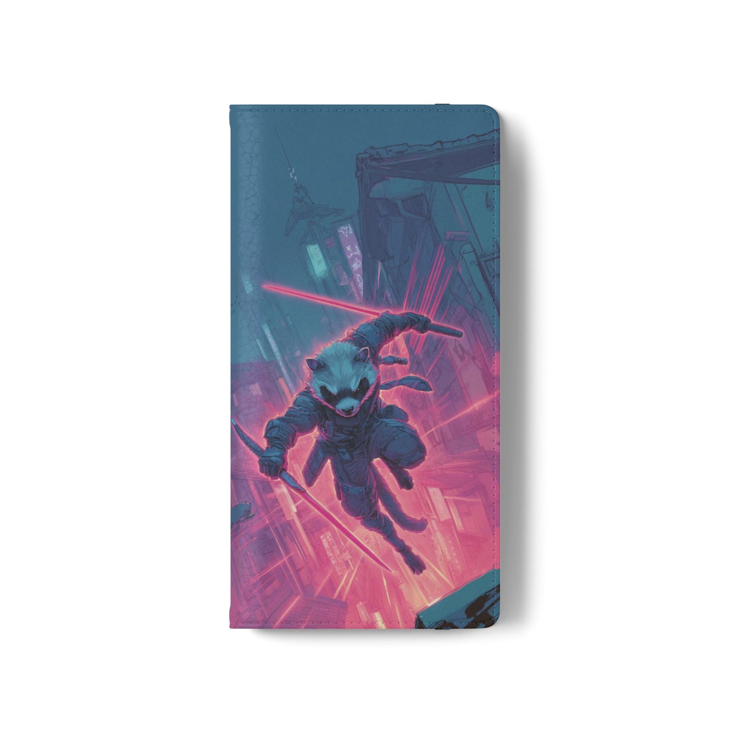 Cyberpunk Ferret - Wallet Flip Case