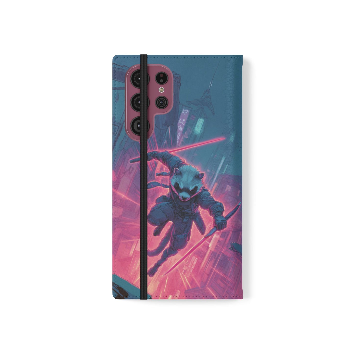 Cyberpunk Ferret - Wallet Flip Case