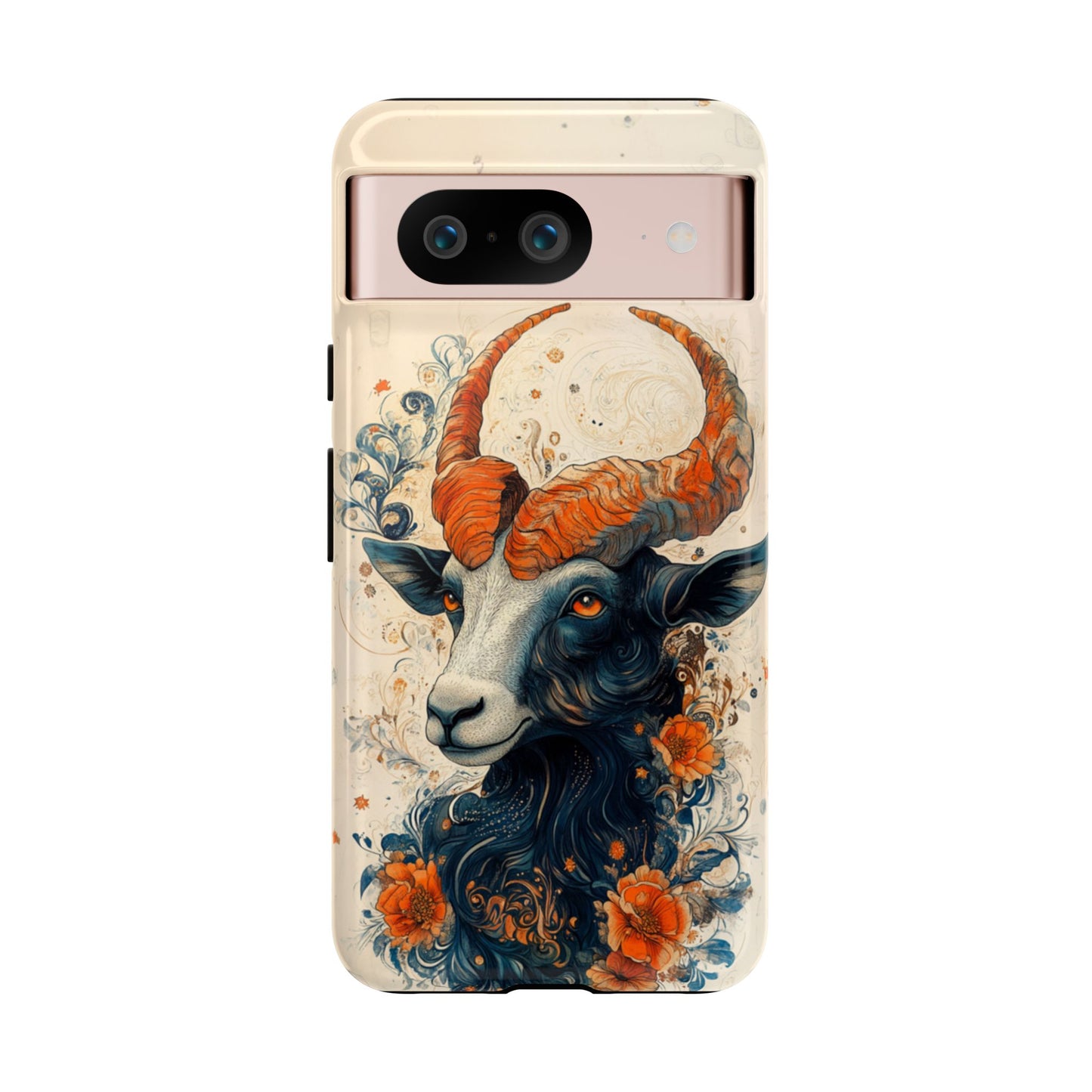 Capricorn Zodiac Artistic Floral Phone Case – iPhone, Google Pixel, Samsung Galaxy