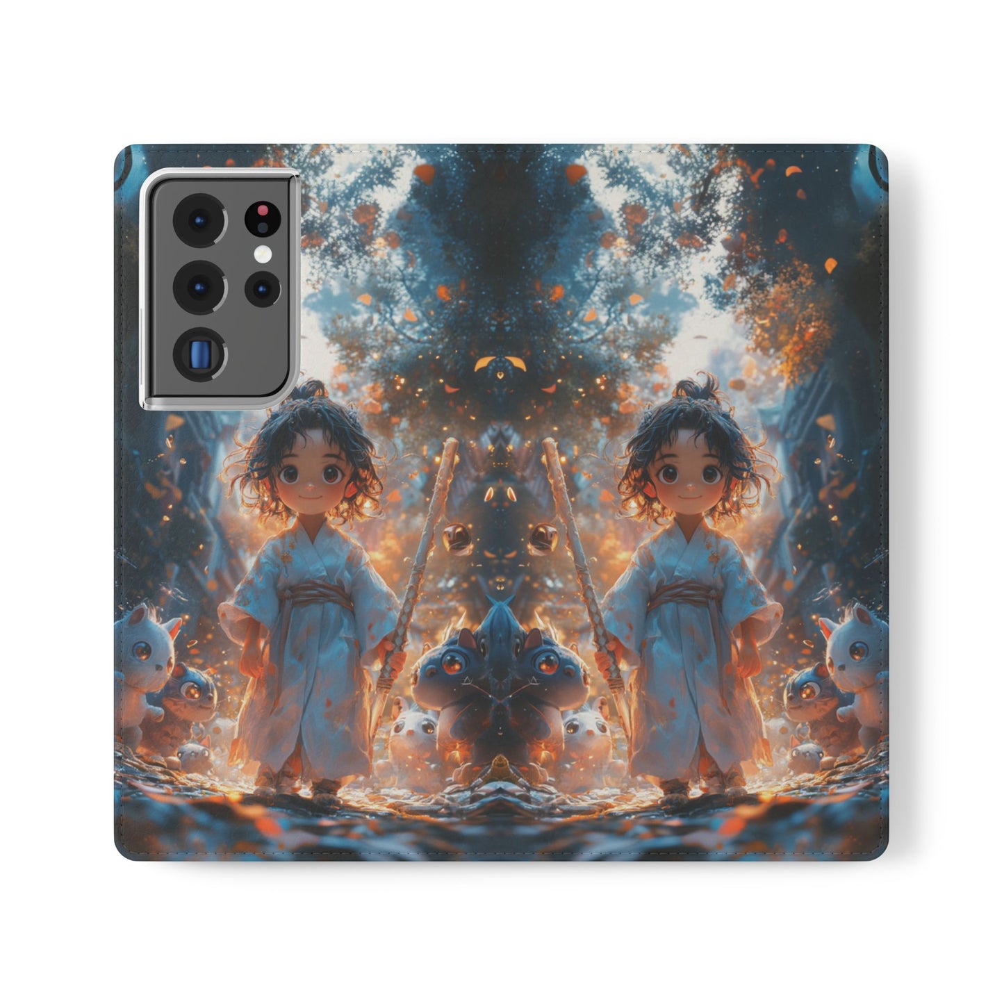 Forest Spirit Child - Wallet Flip Case