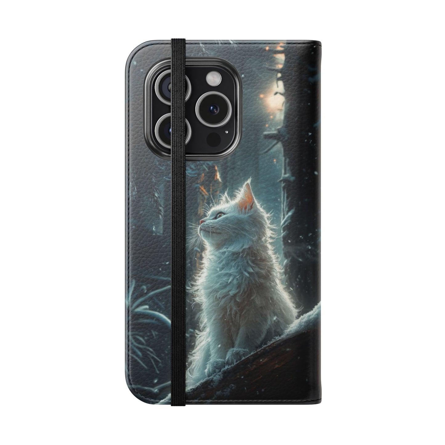 Winter Spirit Cat - Wallet Flip Case