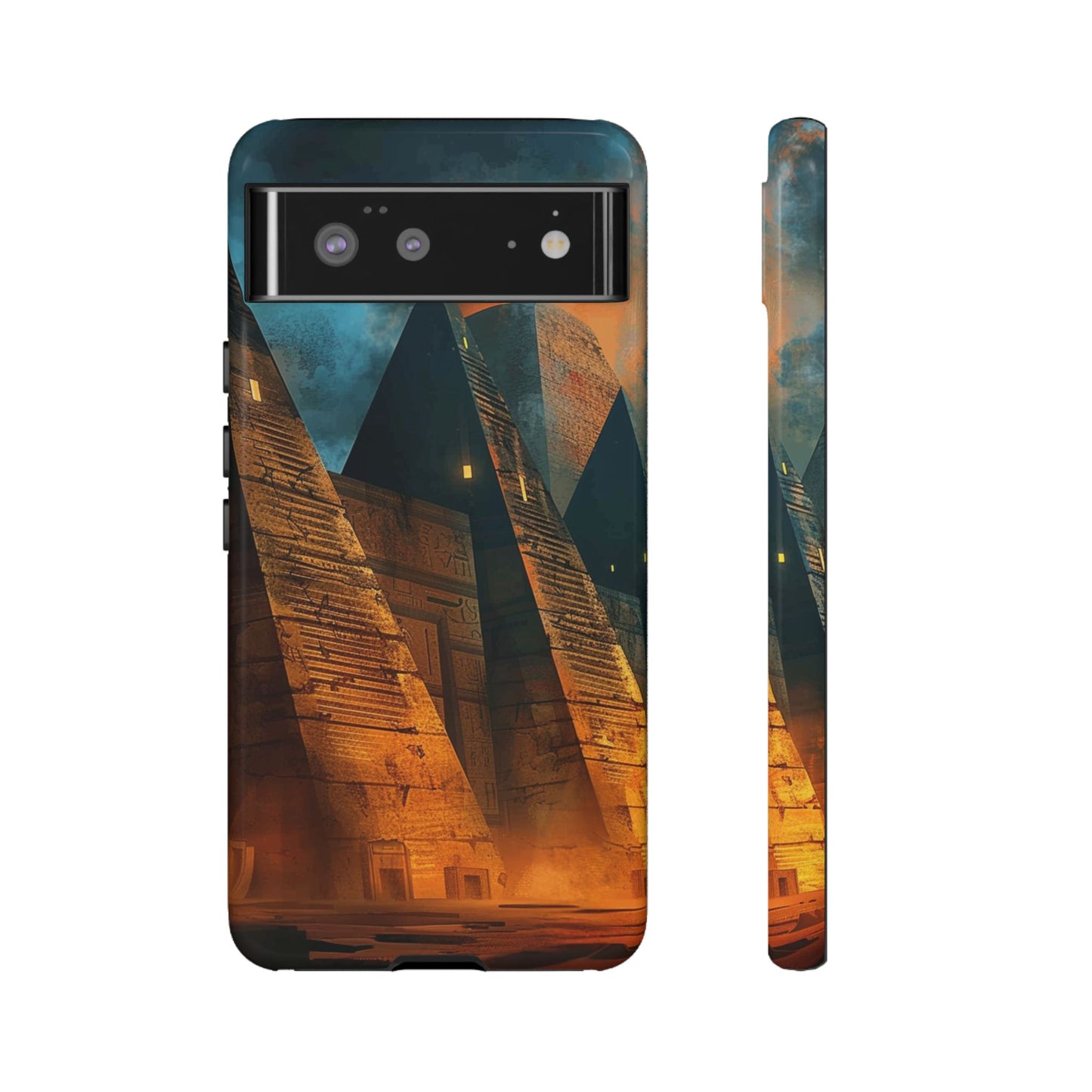 Ancient Egyptian Pyramids Sunset - Tough Google Pixel Case