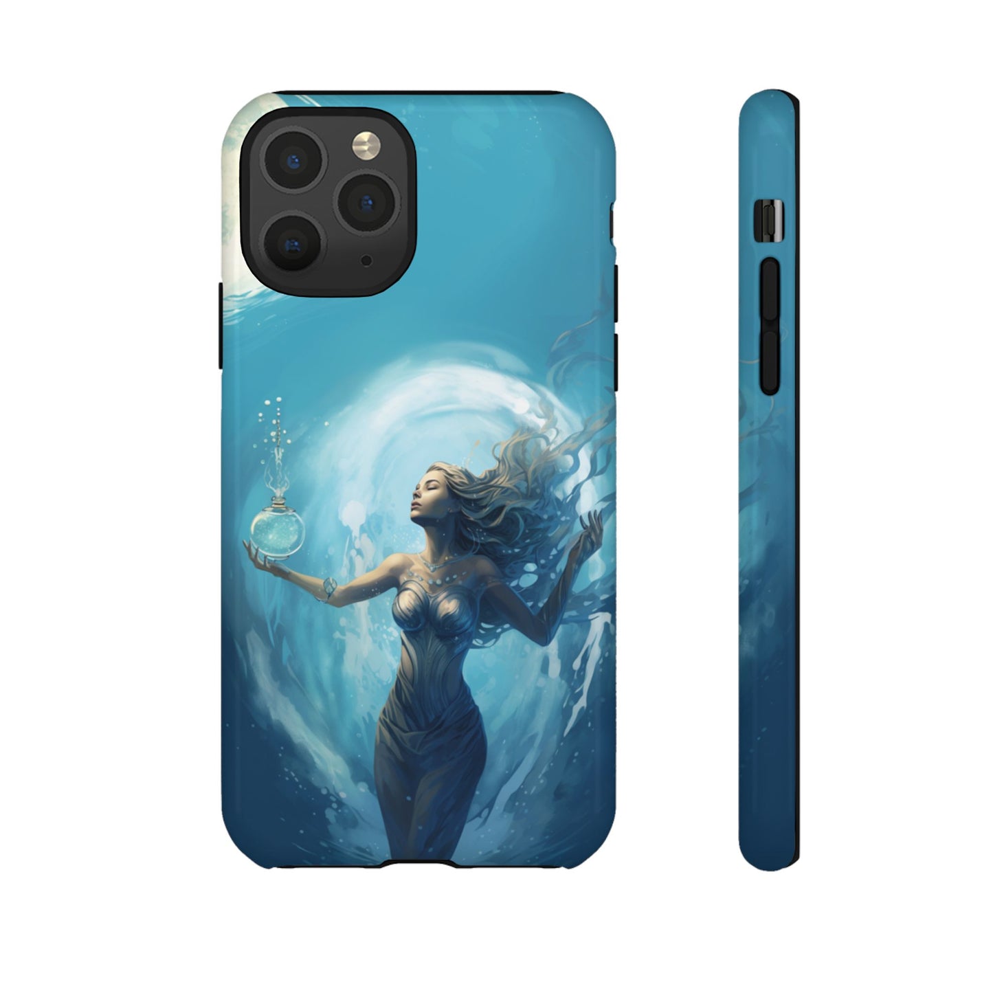 Aquarius Lunar Water Bearer Phone Case – iPhone, Google Pixel, Samsung Galaxy
