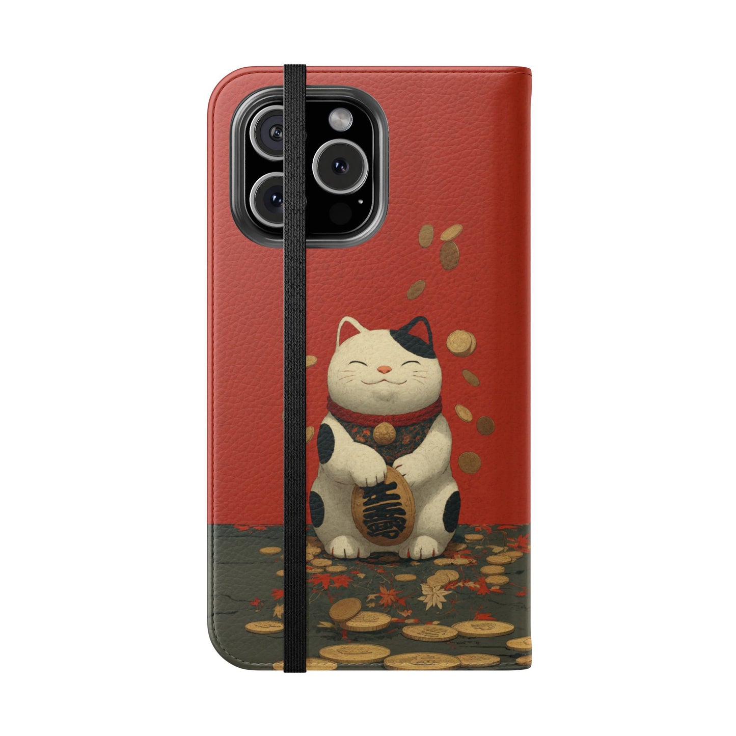 Lucky Cat - Wallet Flip Case
