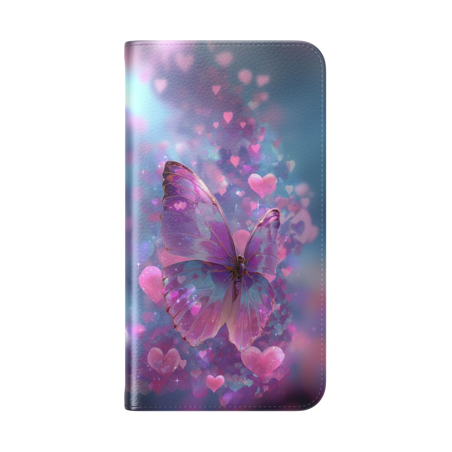 Cupid's Flutter Butterfly - Wallet Flip Case