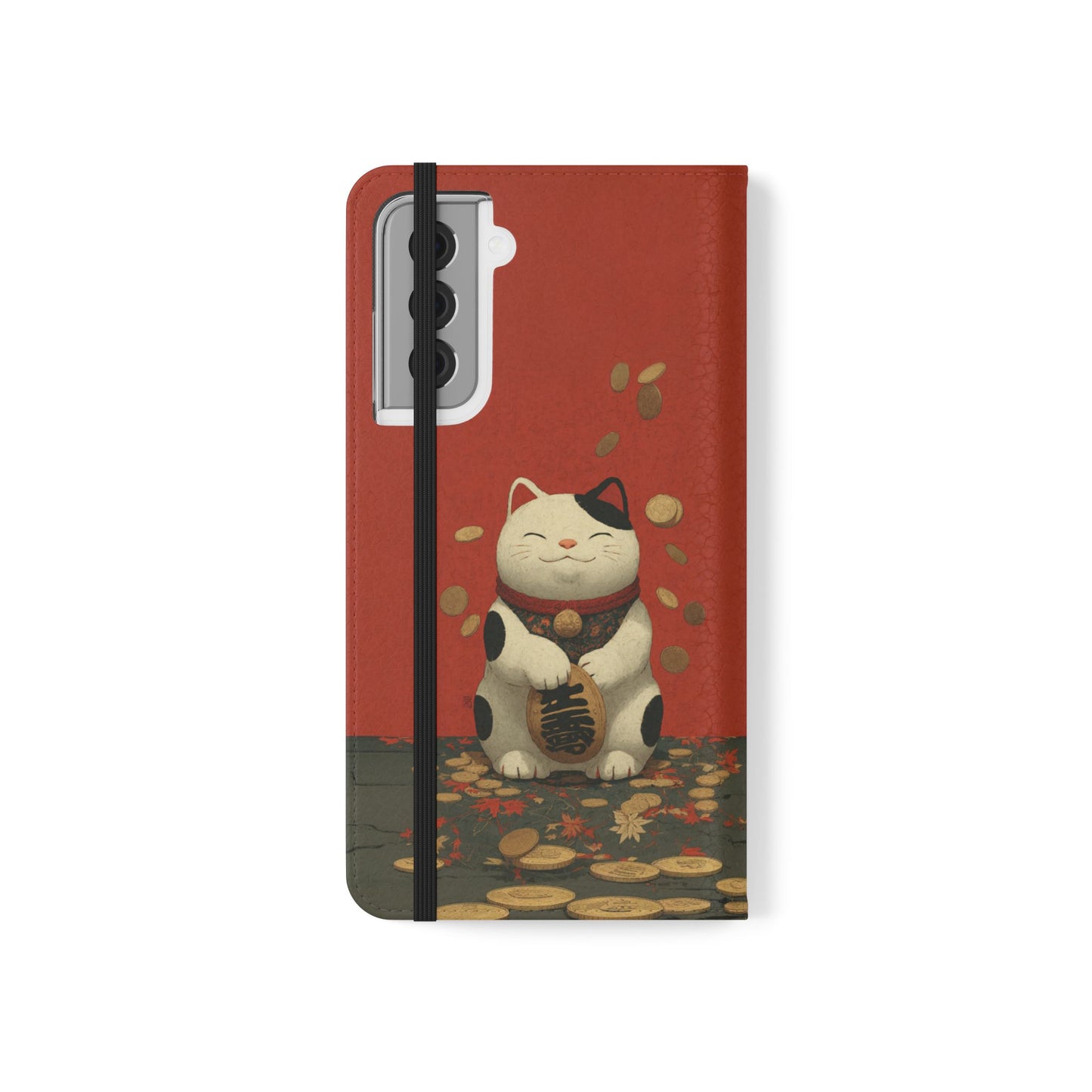 Lucky Cat - Wallet Flip Case