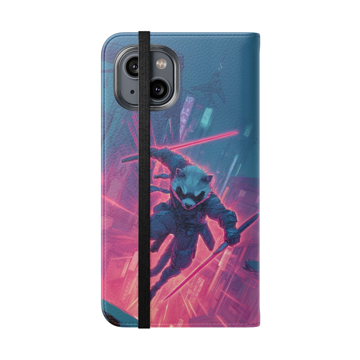 Cyberpunk Ferret - Wallet Flip Case
