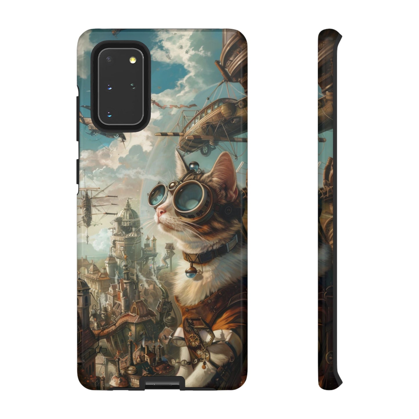 Steampunk Aviator Cat - Tough Samsung Galaxy Case