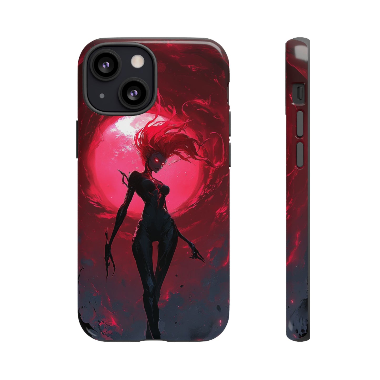 Crimson Eclipse Gothic Gaming Phone Case - iPhone, Google Pixel, Samsung Galaxy