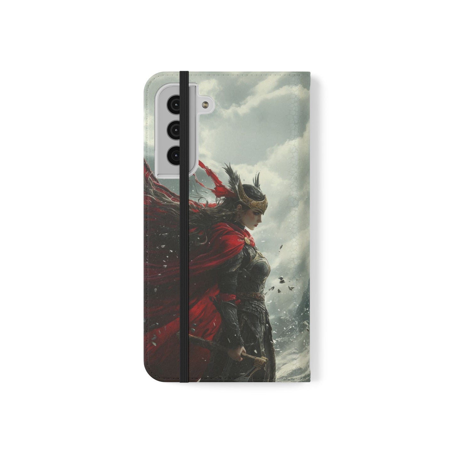 Freya Crimson Valkyrie - Wallet Flip Case