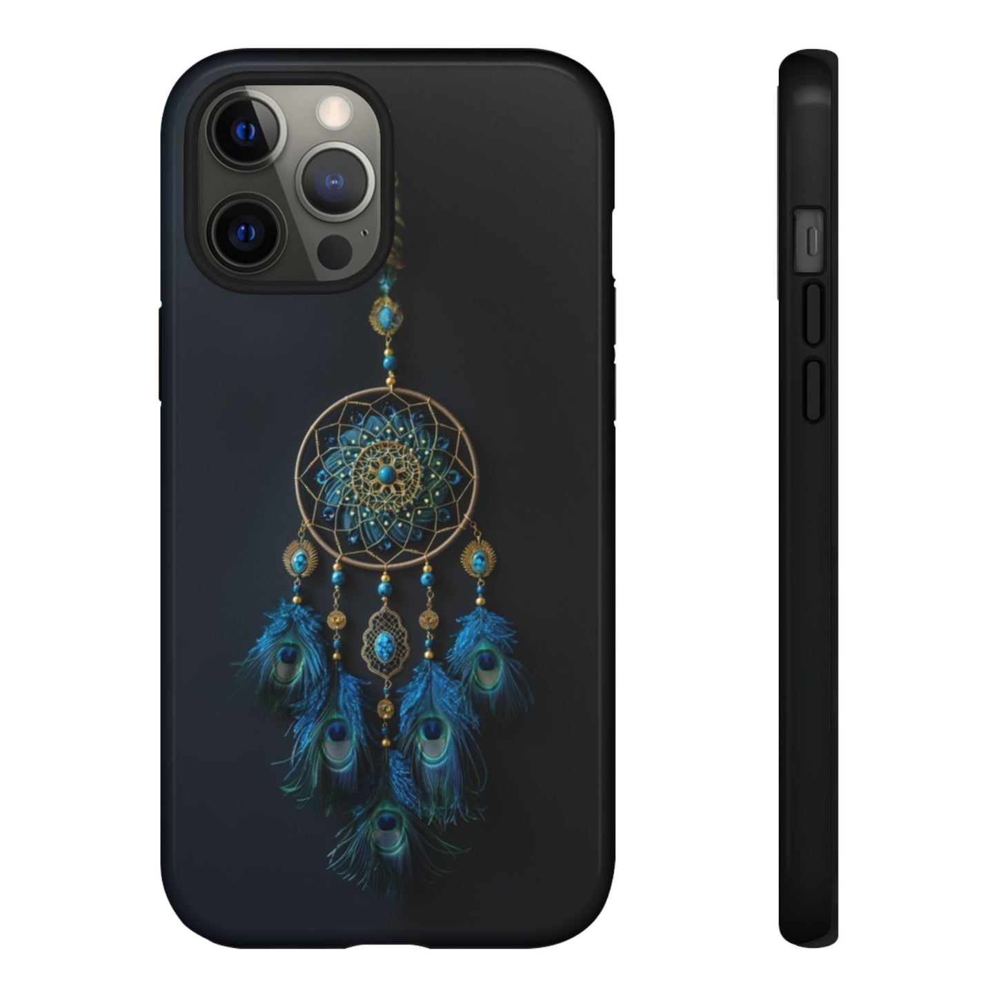 Peacock Feather Dreamcatcher - Tough iPhone Case