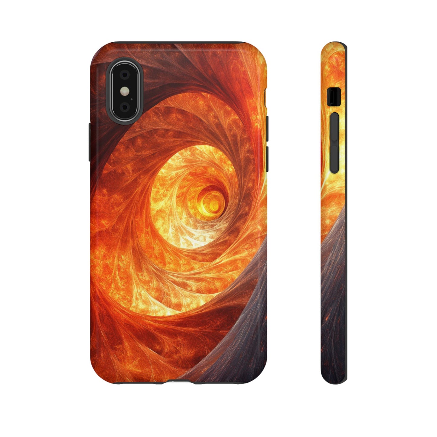 Fire Spiral - Tough iPhone Case