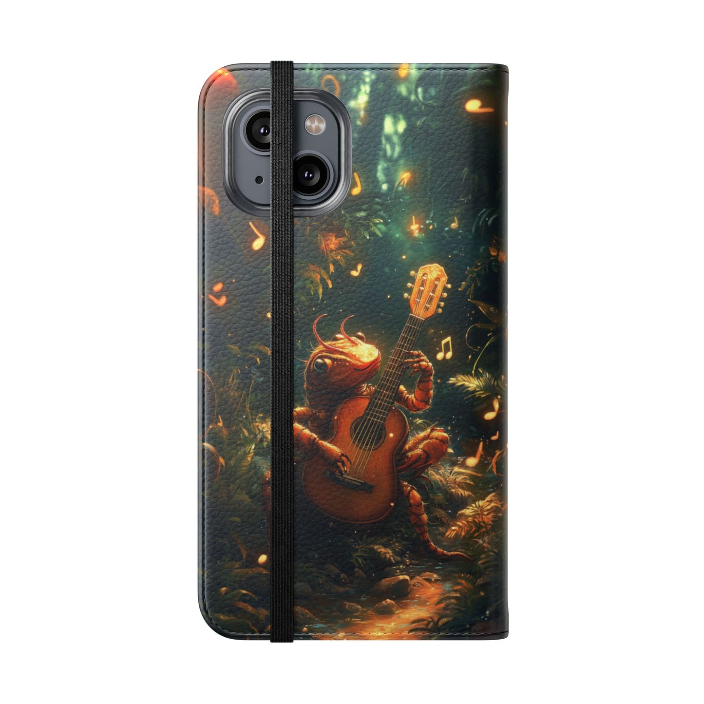 Serenade Forest Guitarist - Wallet Flip Case