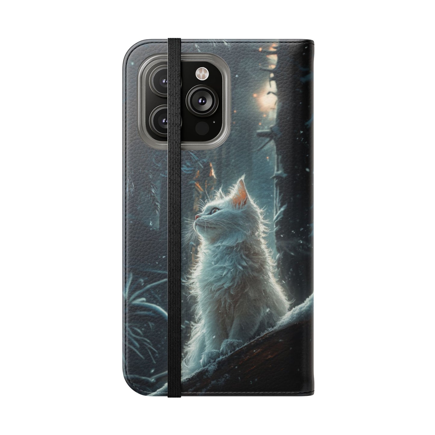 Winter Spirit Cat - Wallet Flip Case