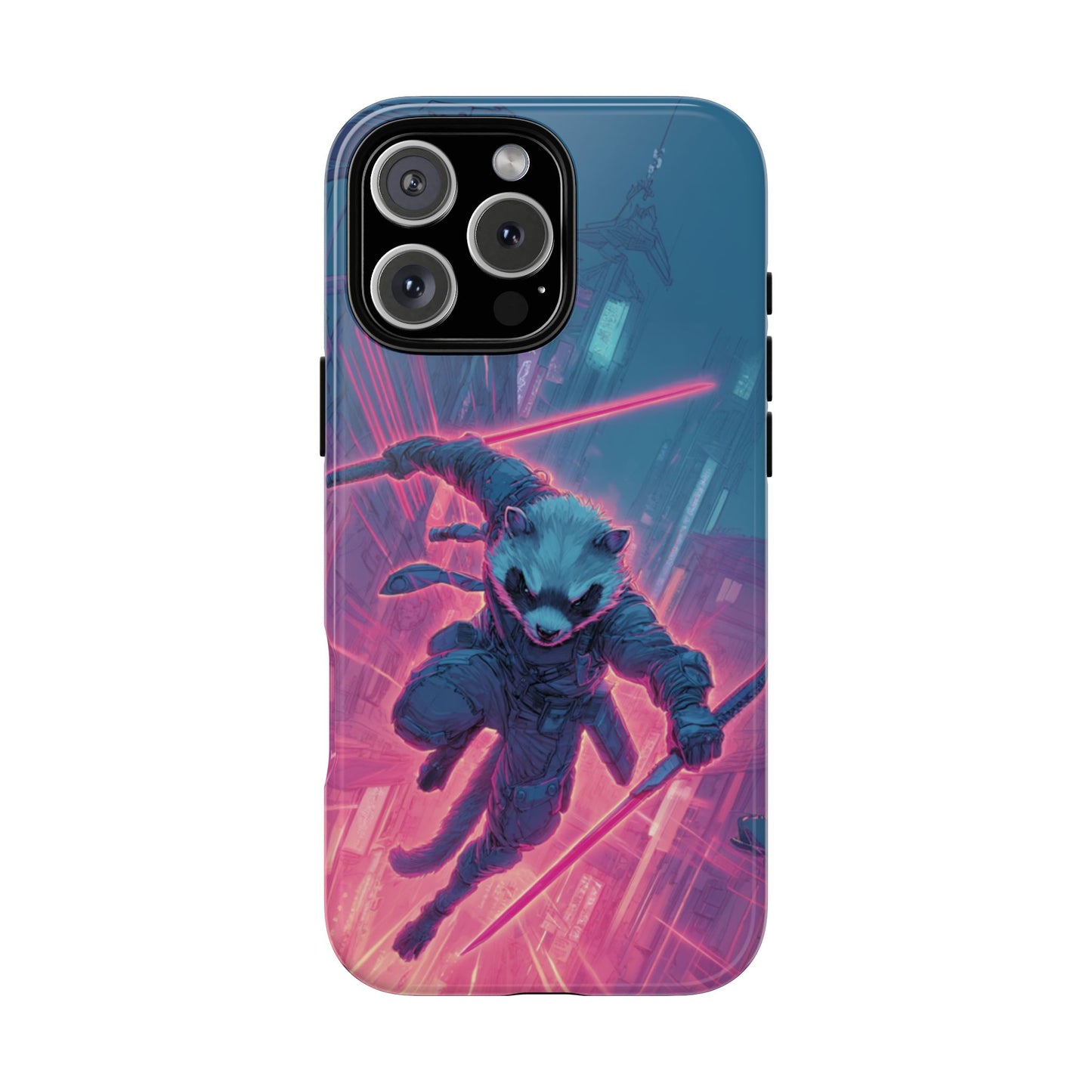 Cyberpunk Ferret - Tough iPhone Case