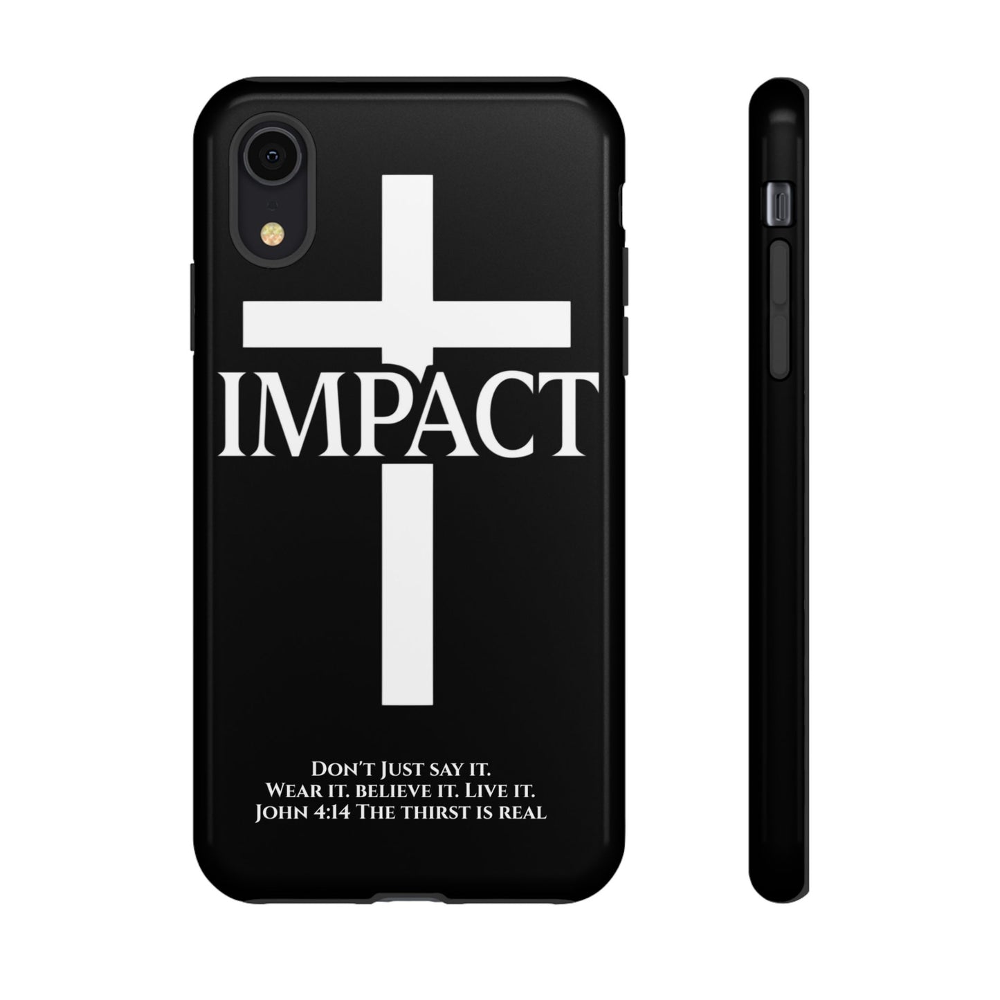 Impact Black/White - Tough iPhone Case