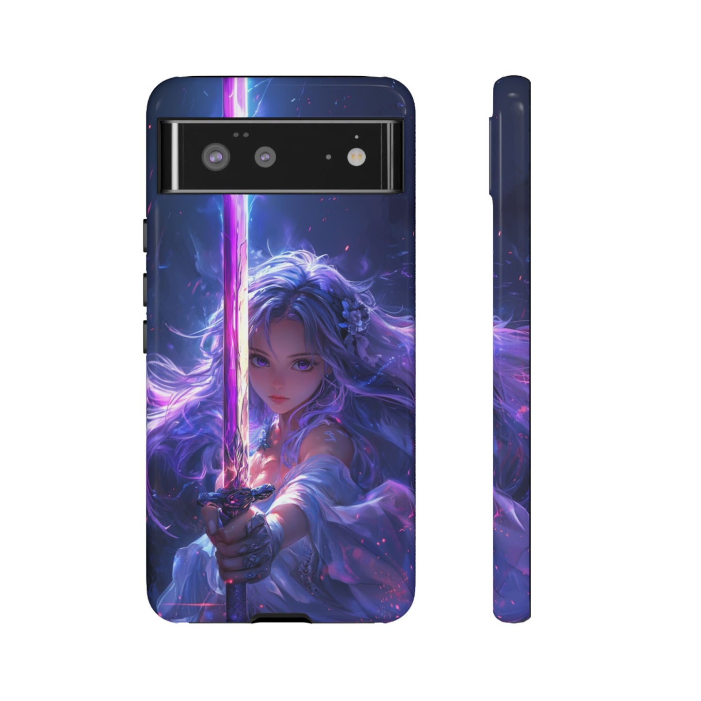 Violet Blade Warrior – Tough Google Pixel Case