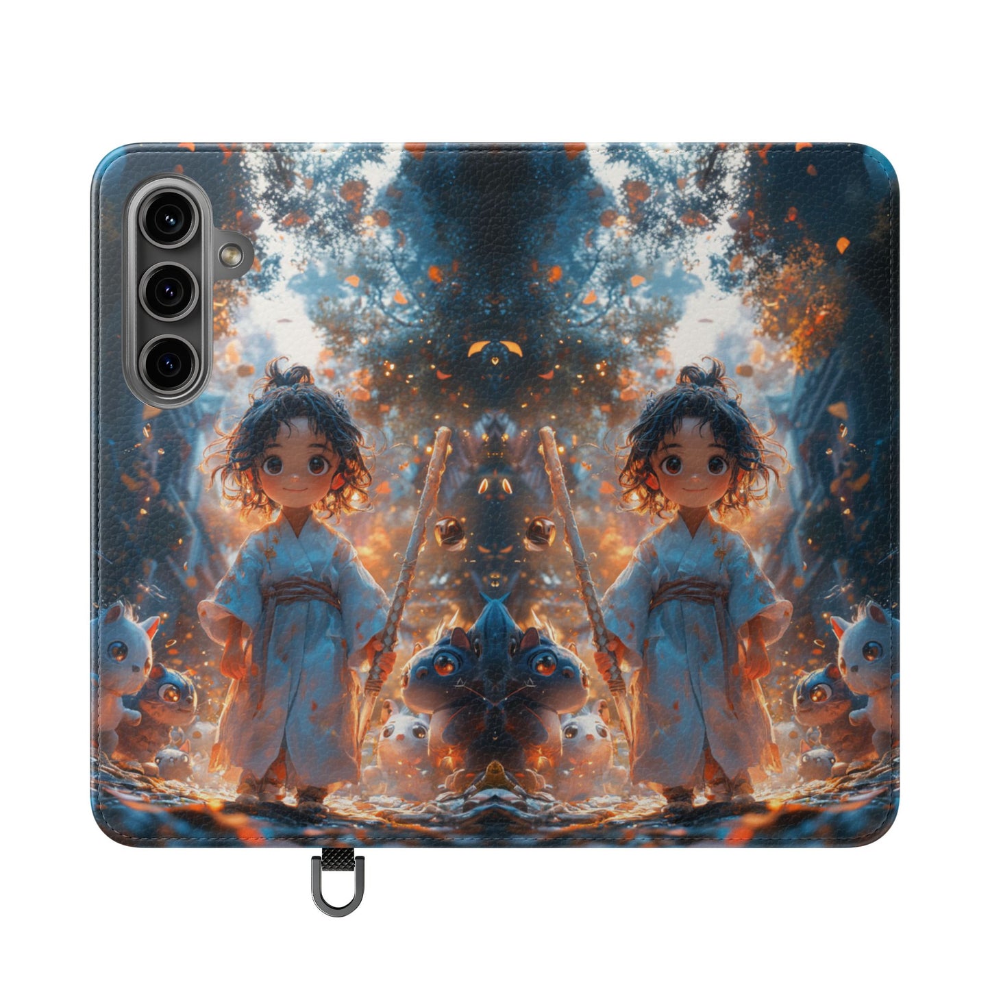 Forest Spirit Child - Wallet Flip Case