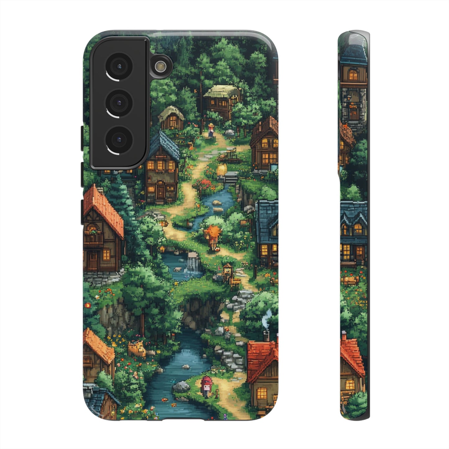 Pixel Forest Hamlet - Tough Samsung Galaxy Case