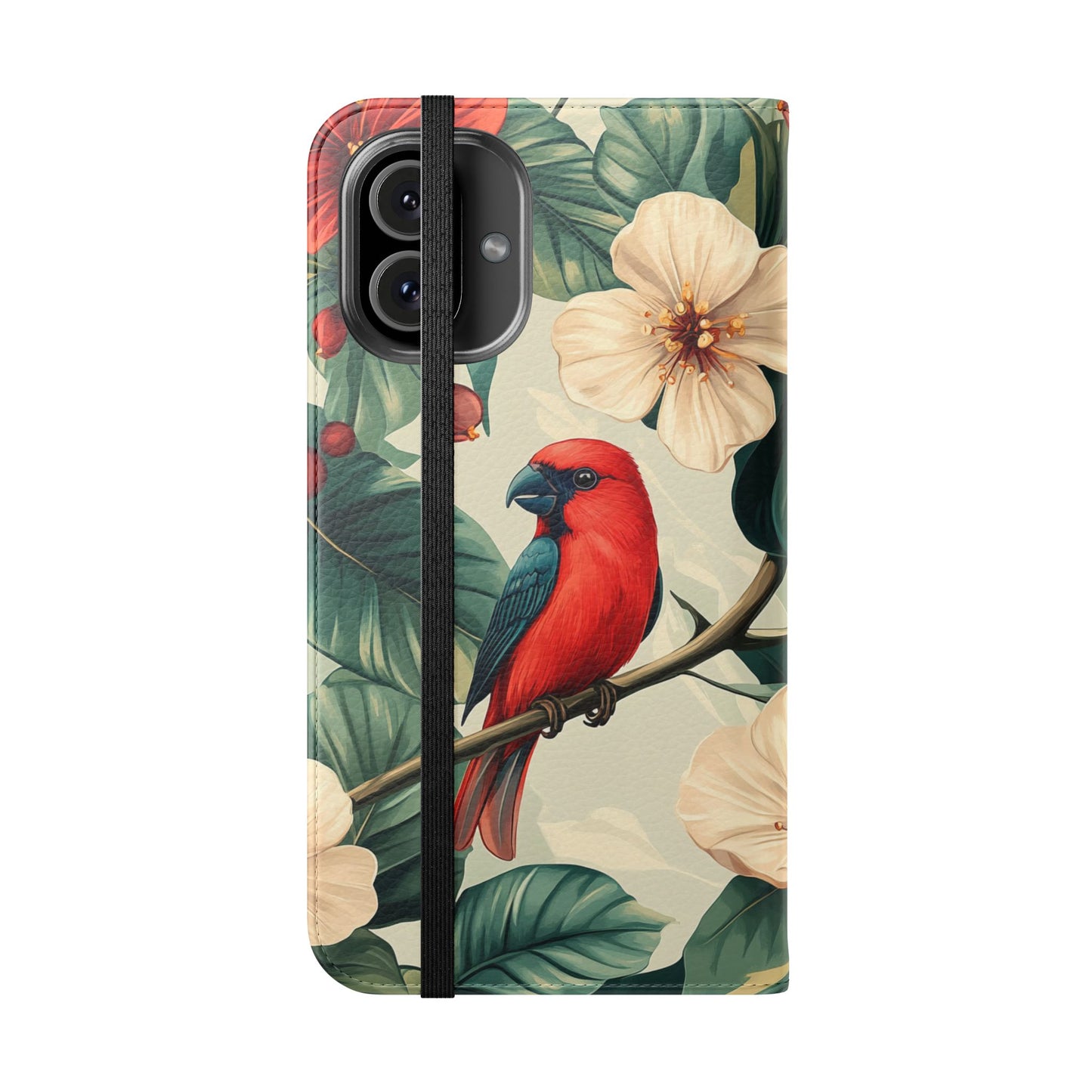 Scarlet Songbird - Wallet Flip Case