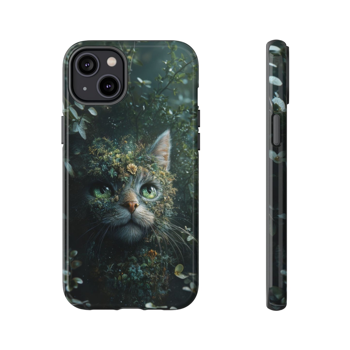 Forest Fantasy Cat Phone Case – iPhone, Google Pixel, Samsung Galaxy