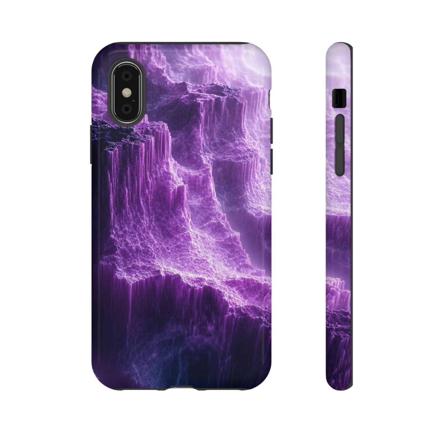 Purple Crystal Canyon - Tough iPhone Case