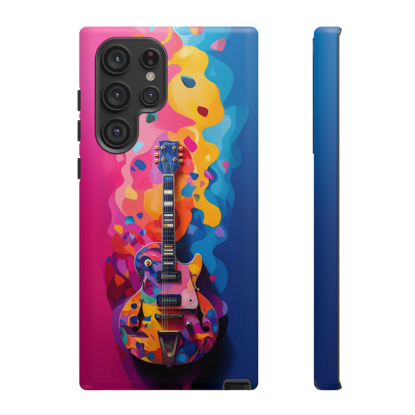 Vibrant Abstract Guitar Phone Case - iPhone, Google Pixel, Samsung Galaxy