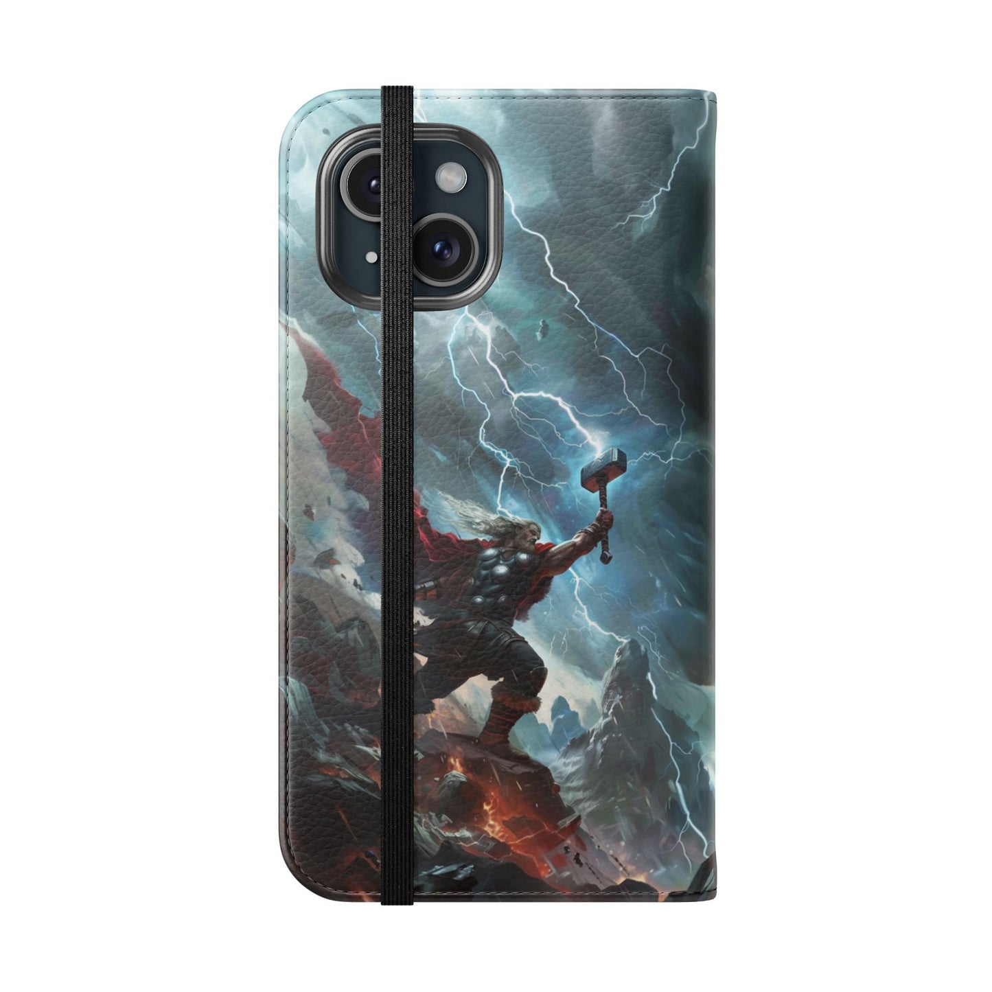 Thor Lightning Storm - Wallet Flip Case
