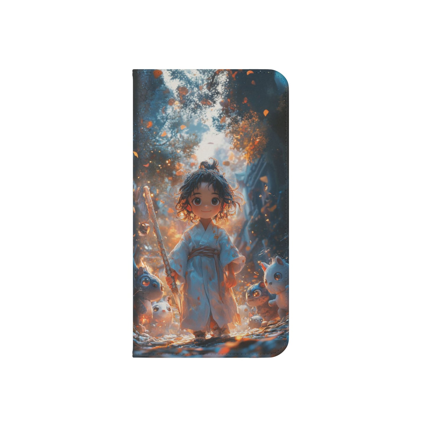 Forest Spirit Child - Wallet Flip Case