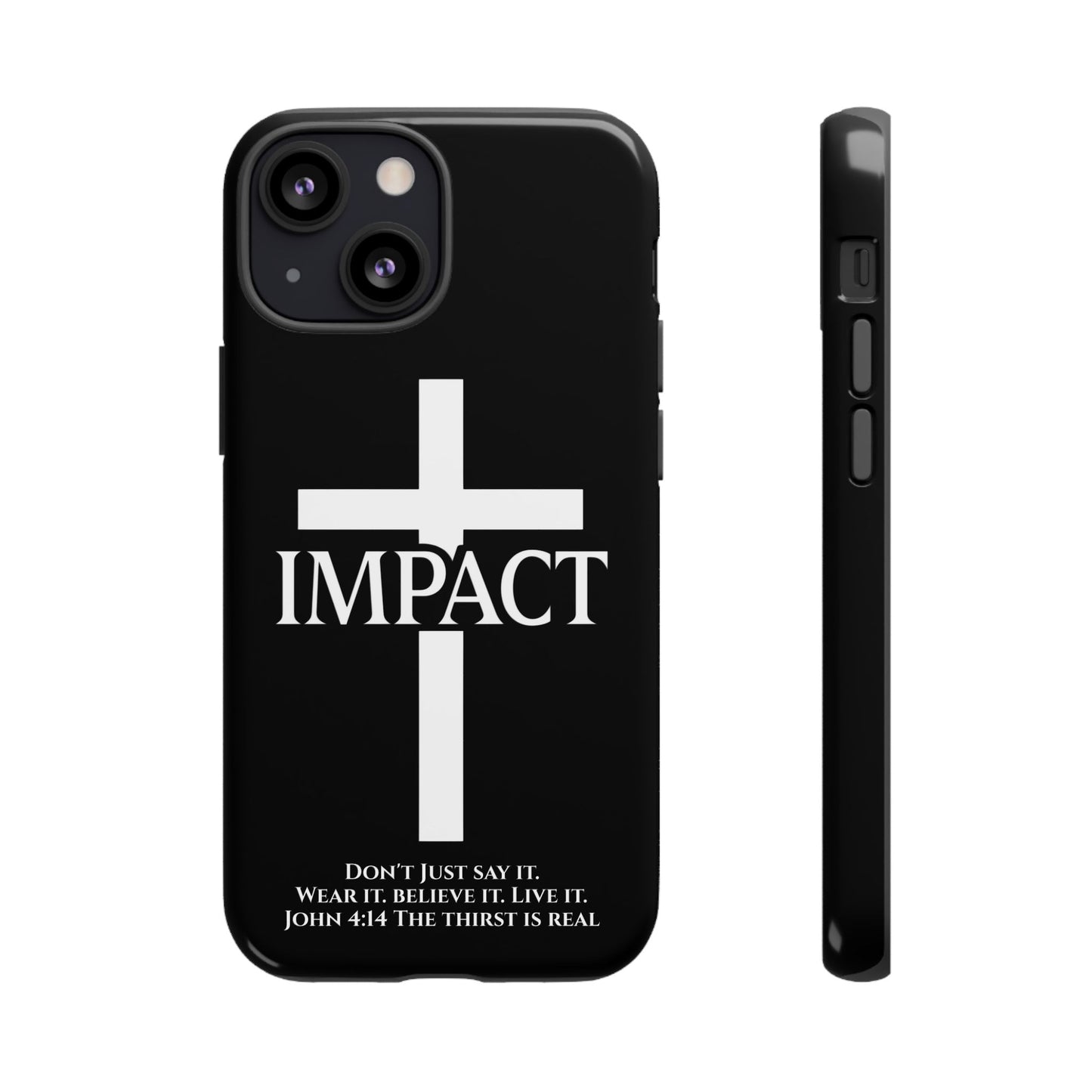 Impact Black/White - Tough iPhone Case