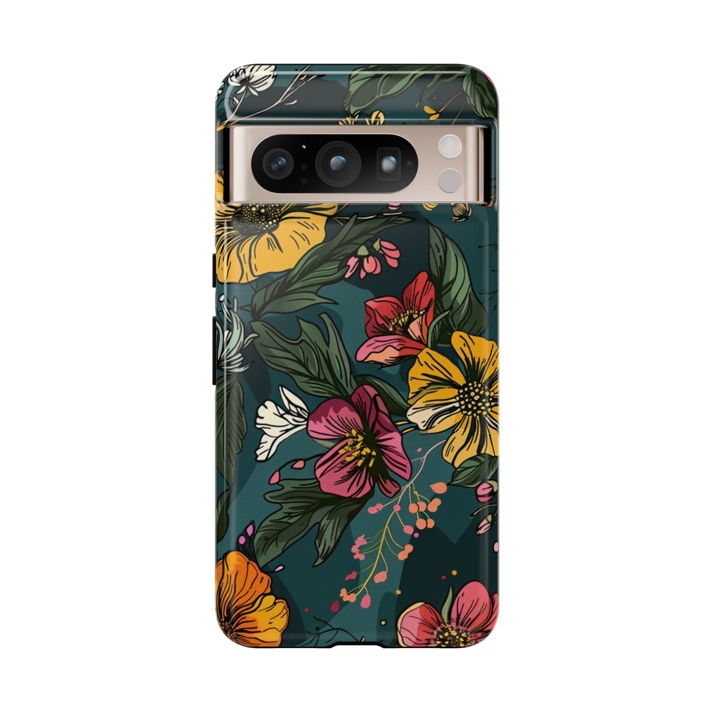 Vintage Floral Bloom – Tough Google Pixel Case