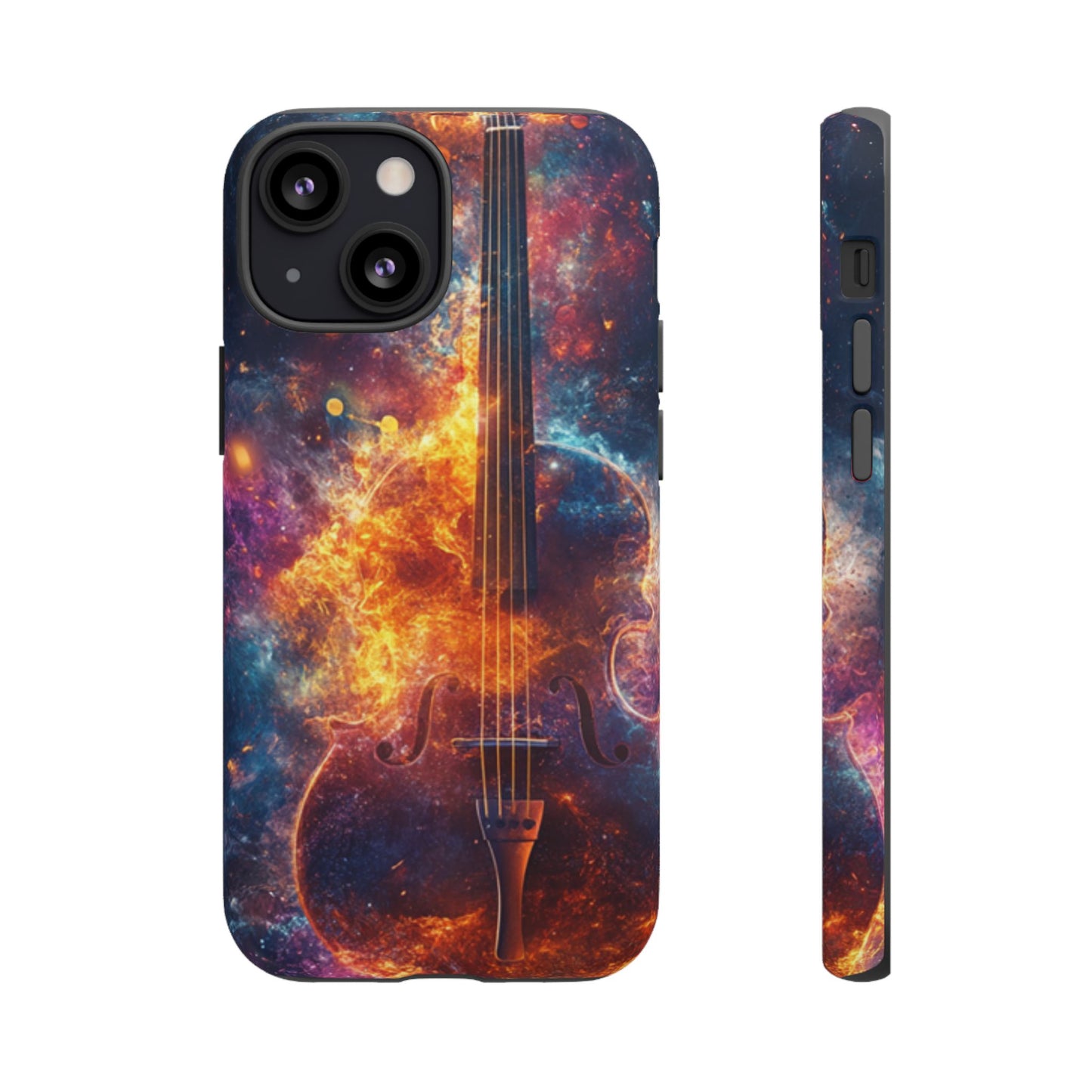 Fiery Violin Galaxy Phone Case – iPhone, Samsung, Google Pixel