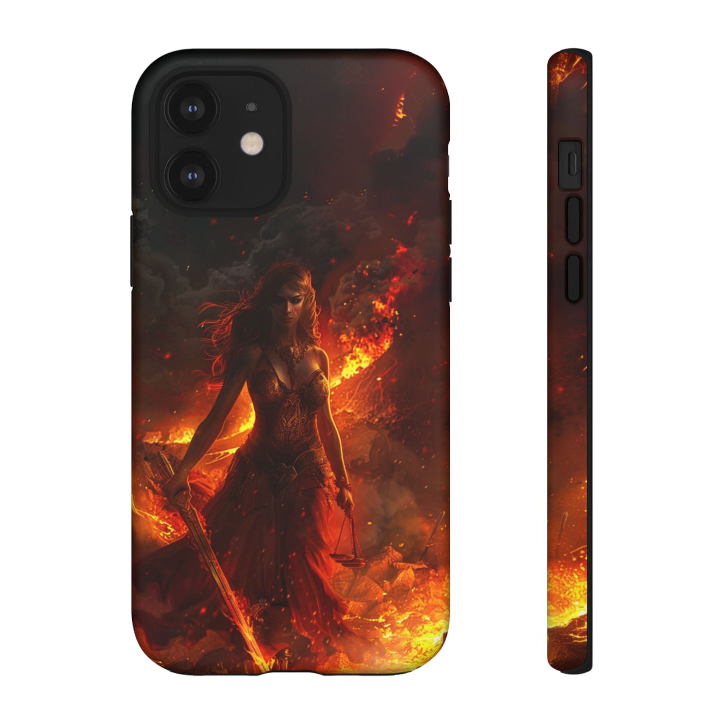 Fiery Goddess Nemesis Phone Case - iPhone, Google Pixel, Samsung Galaxy