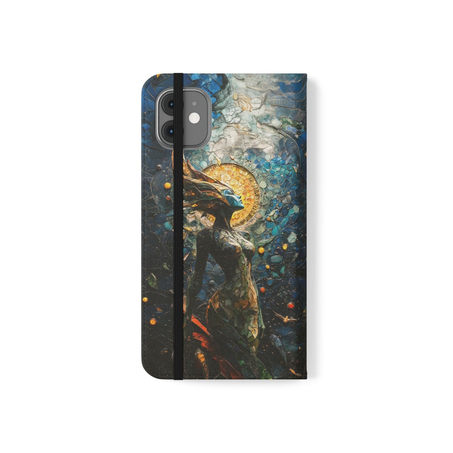 Stained Glass Goddess - Wallet Flip Case