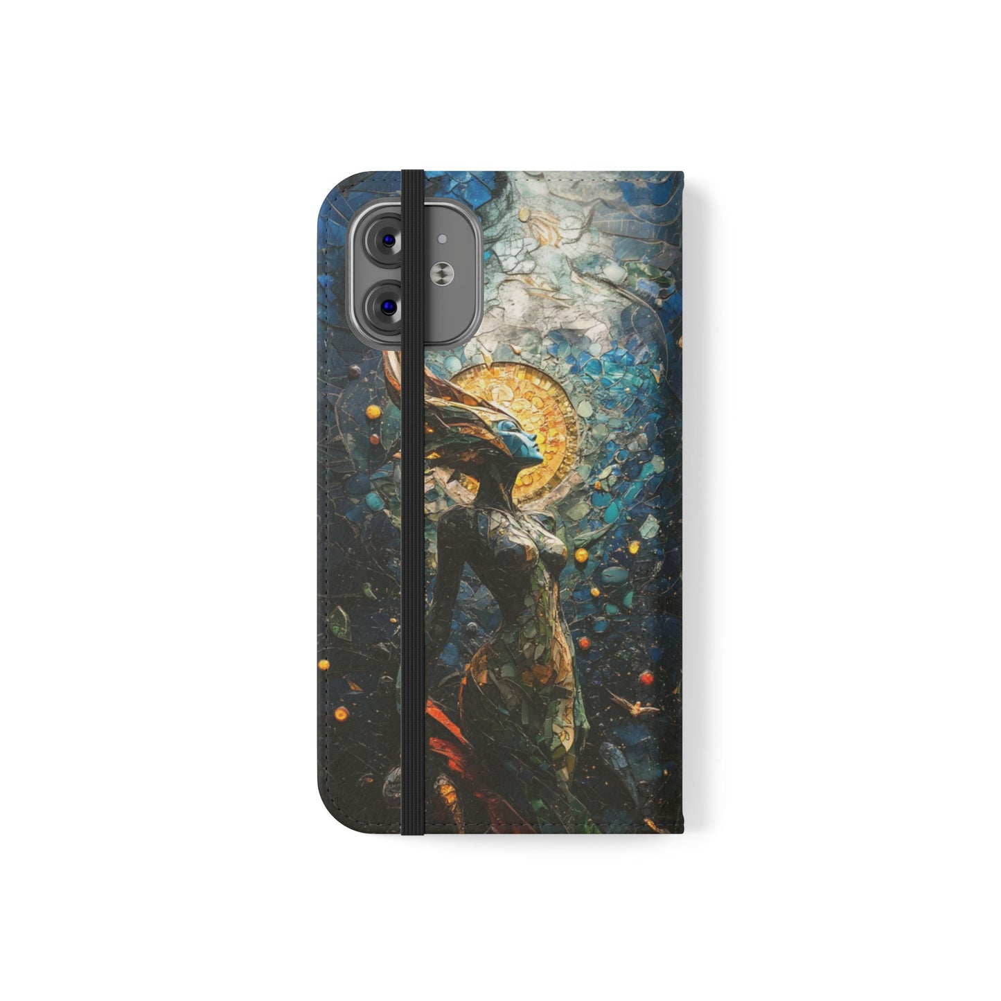 Stained Glass Goddess - Wallet Flip Case
