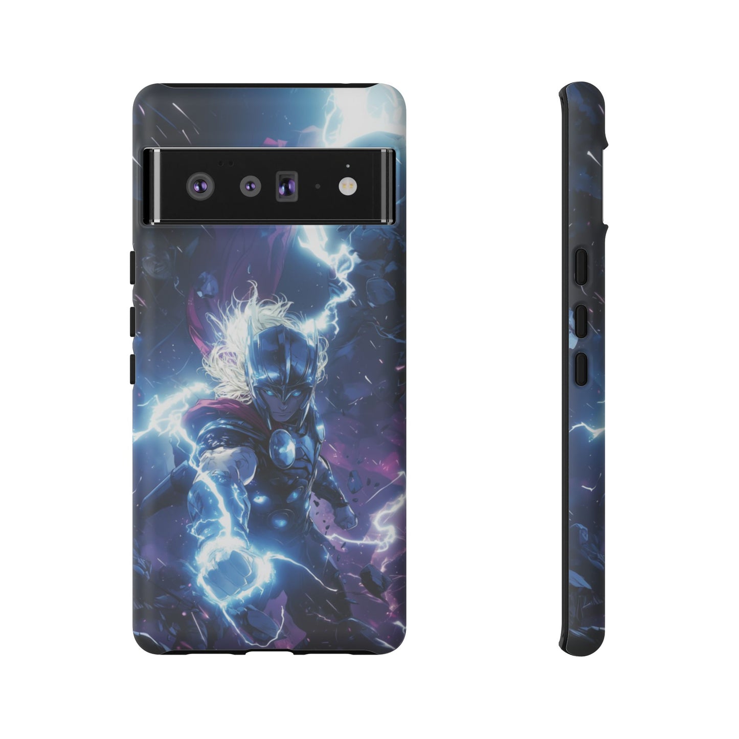 Lightning Fury: Thor Anime Action Phone Case - iPhone, Google Pixel, Samsung