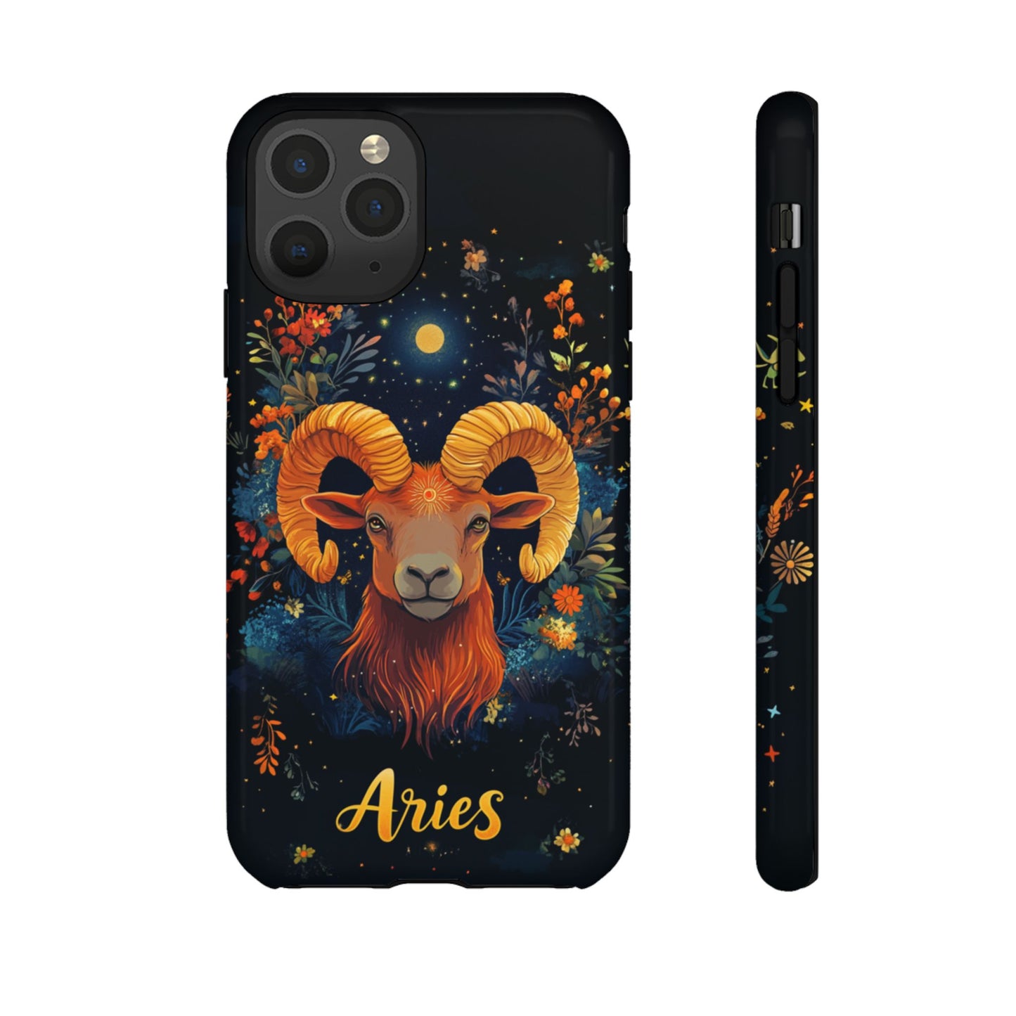Aries Celestial Bloom Phone Case – iPhone, Google Pixel, Samsung Galaxy