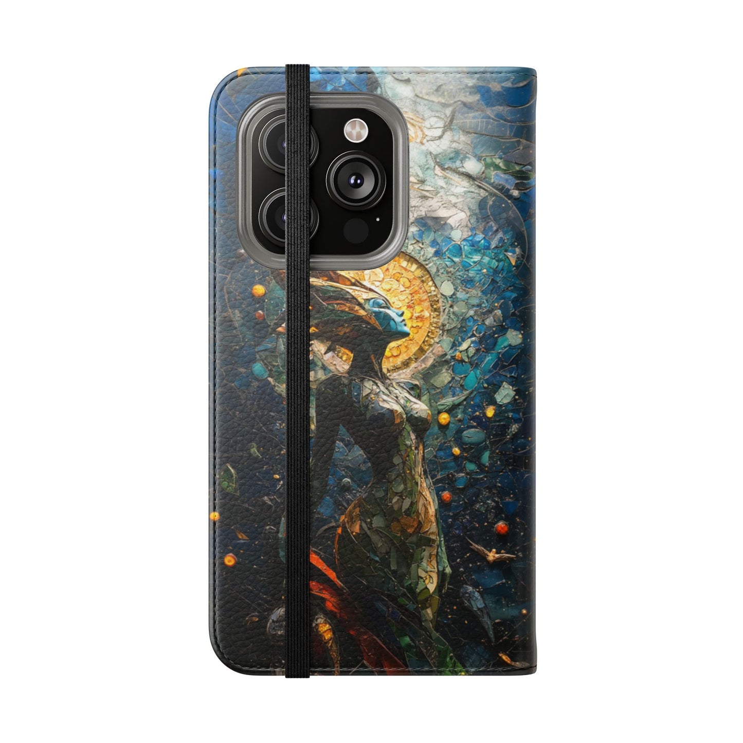 Stained Glass Goddess - Wallet Flip Case