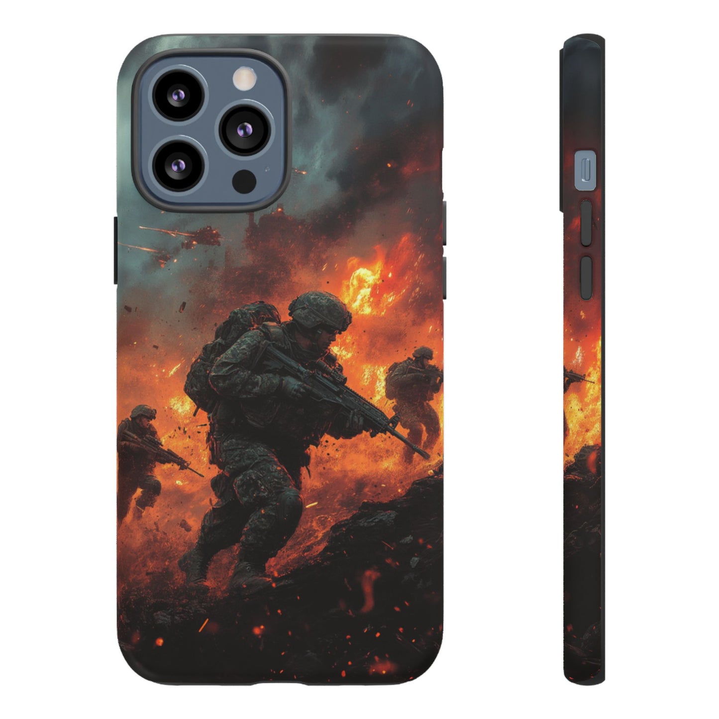 Epic Battlefield Soldier Phone Case - iPhone, Google Pixel, Samsung Galaxy