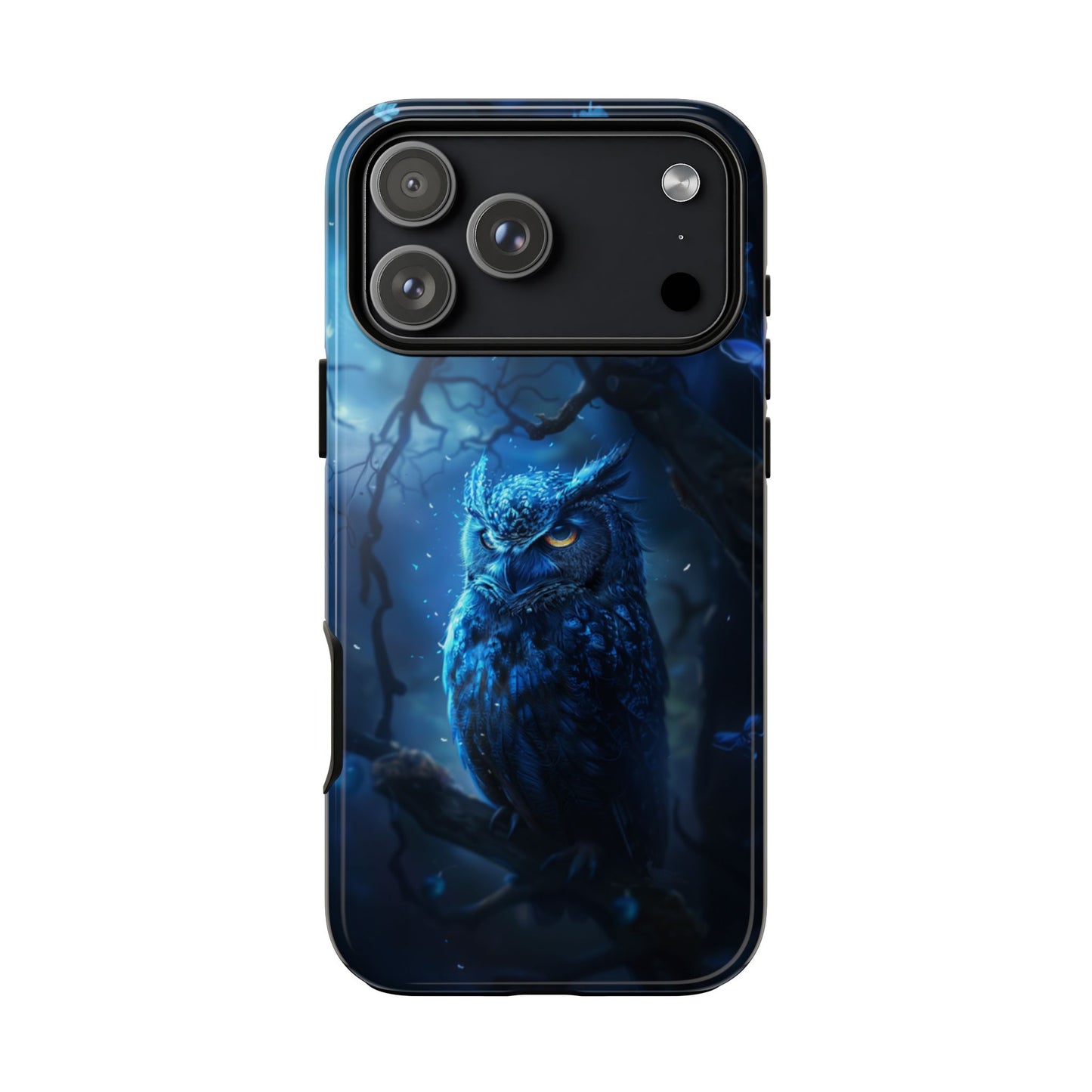 Azure Nocturne Owl – Tough iPhone Case