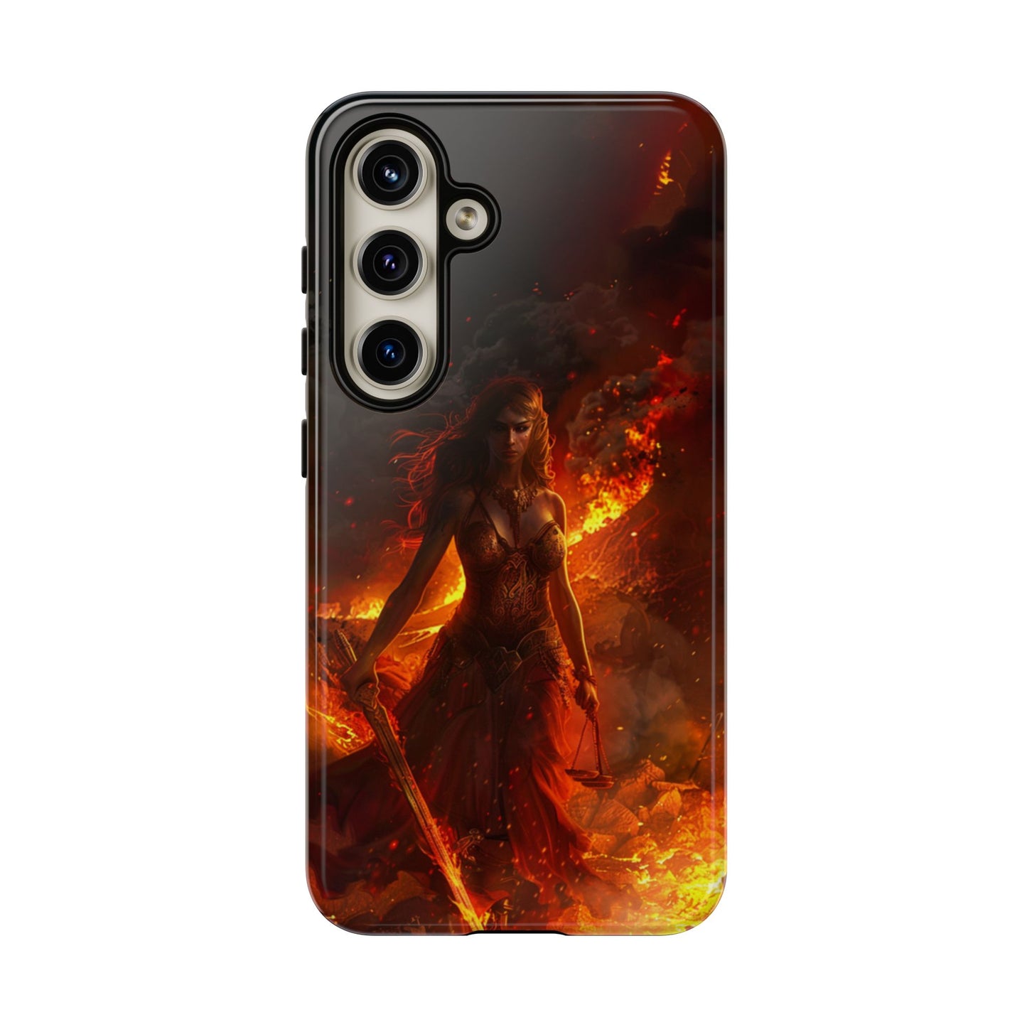 Fiery Goddess Nemesis Phone Case - iPhone, Google Pixel, Samsung Galaxy